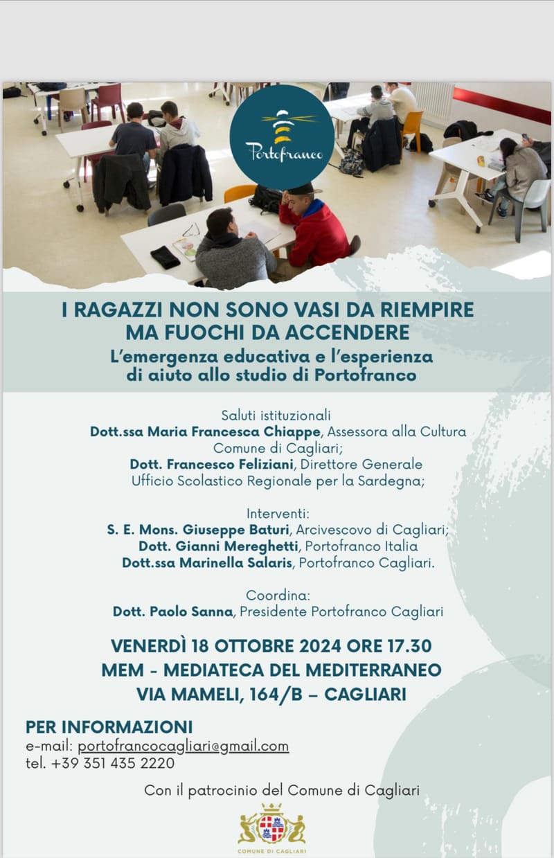 Inaugurazione del Centro di aiuto allo studio Portofranco